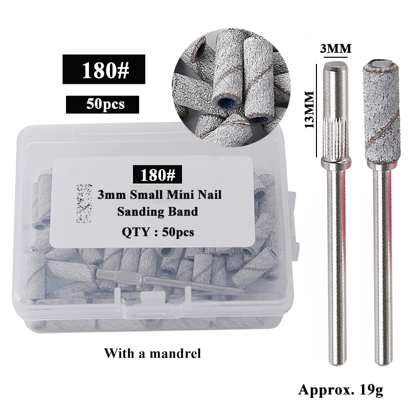 Power Tools Tool Box - 50 개/상자 3mm 미니 샌딩 밴드
