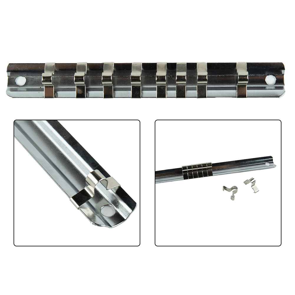 1개/3개 세트 8클립 소켓 랙 홀더(1/4인치, 3/ - Power Tools Organizer Diy 리뷰 및 가격