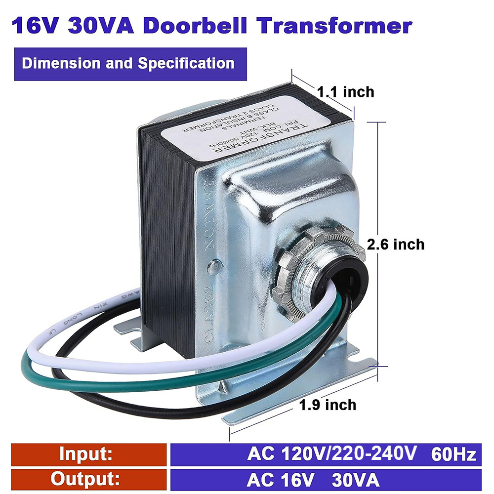 16V 30VA 도어벨 트랜스포머, 네스트 헬로 링 비 - Power Tools Pro 리뷰 및 가격