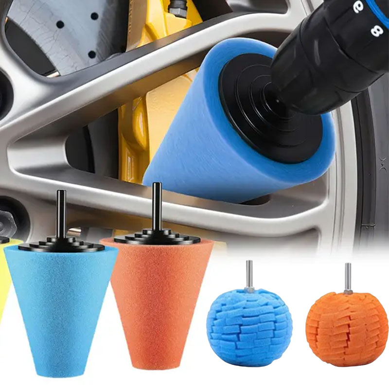 자동차 드릴 광택 스펀지 패드 키트 허브 광택 패드 금 - Power Tools Spare Parts 리뷰 및 가격