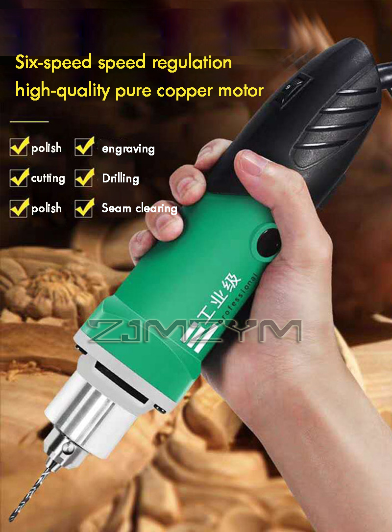 6단 변속 고출력 조각기 전기 드릴 목공 연마기 회전  - Power Tools Wood 리뷰 및 가격