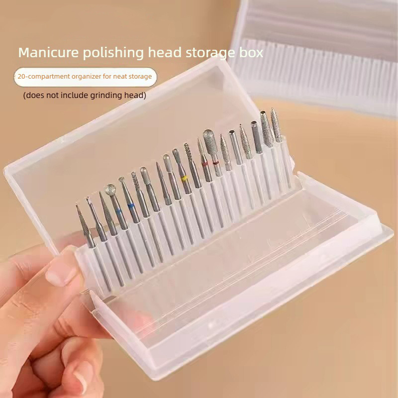 1/2/3PCS 20 슬롯 투명 네일 드릴 비트 브러쉬 - Power Tools Holder 리뷰 및 가격