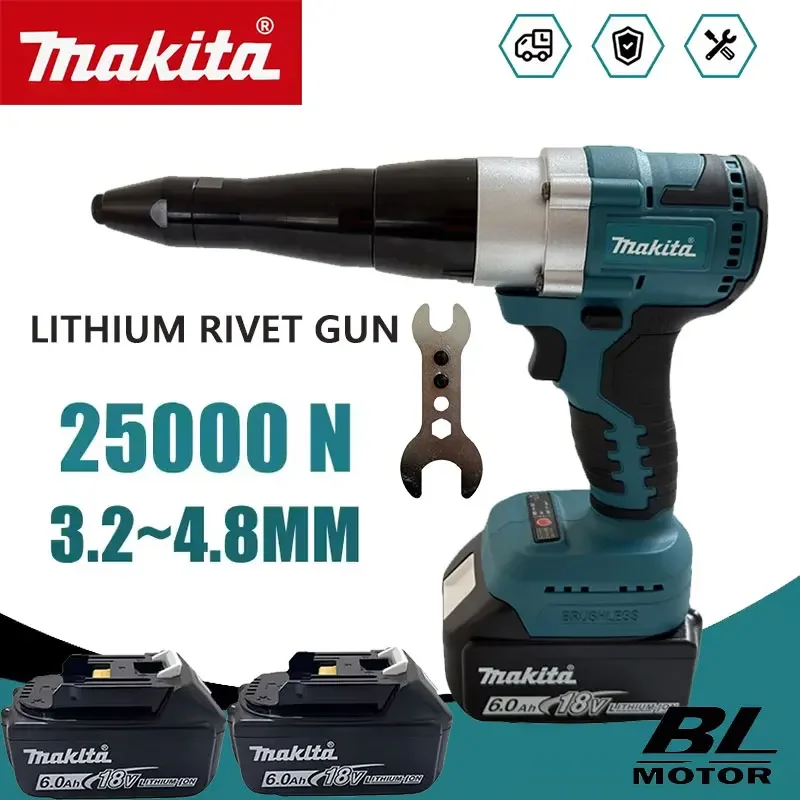 마키타 25000N 브러시리스 전동 리벳건 무선 3.2 - Power Tools Online 리뷰 및 가격